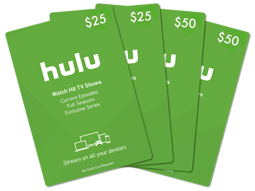 Hulu gift card