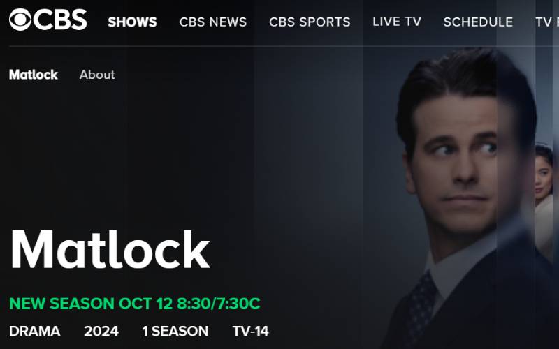 Matlock Season 2 on CBS